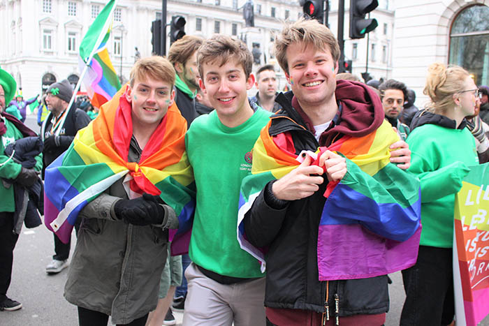 London Irish LGBT Network at St Patrick’s Day Parade 2018