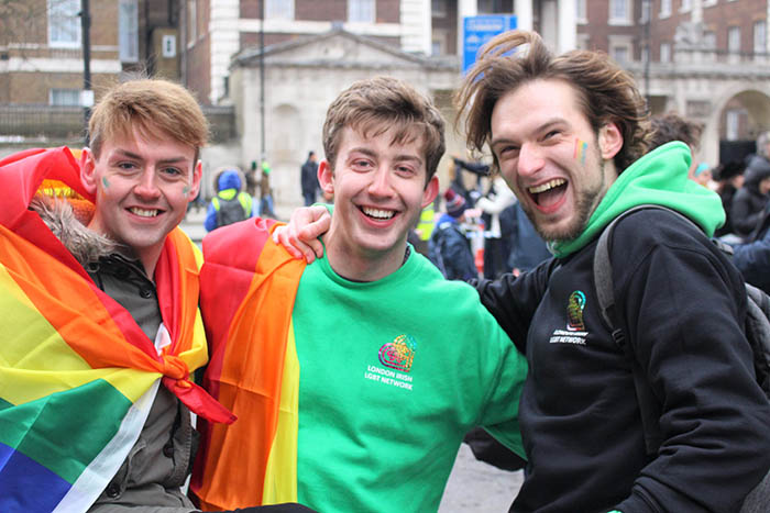 London Irish LGBT Network at St Patrick’s Day Parade 2018