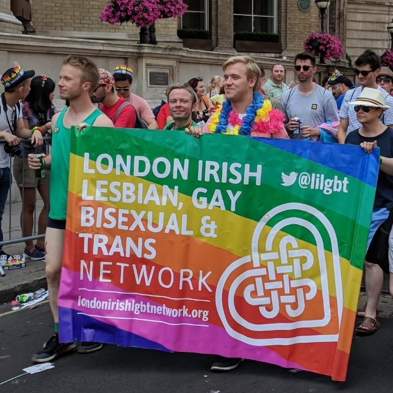 RIP Our friend and committee member, Ruairi McAleese (centre)